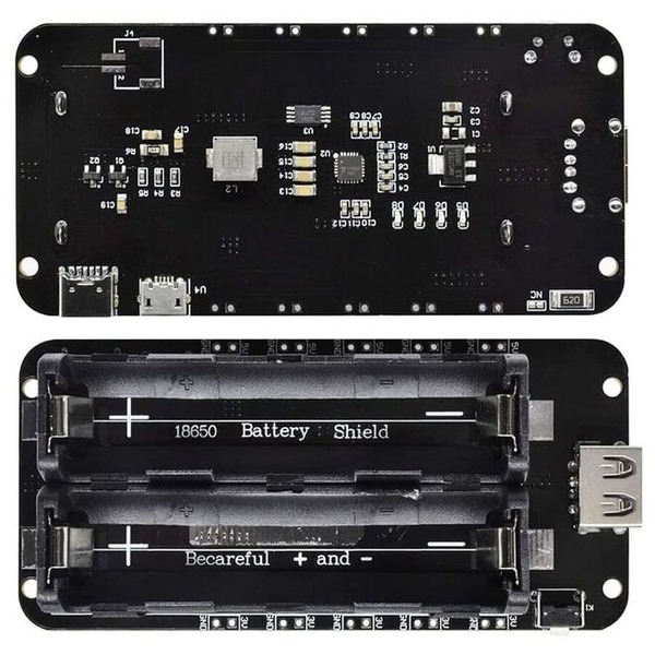 2 Channel 18650 Battery Holder Protection Board