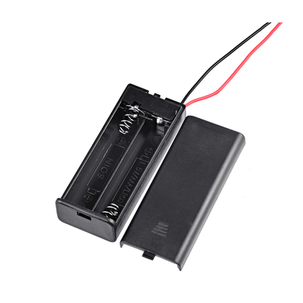 2xAAA Battery holder with cover