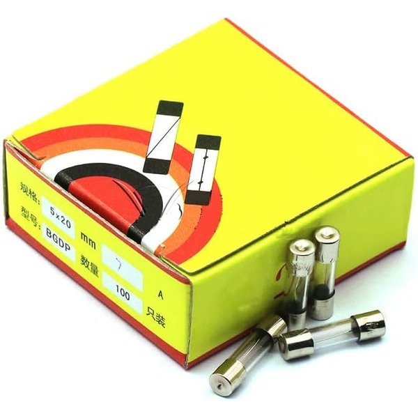 5x20mm Glass Fuse 250V 5A (Pack of 5pcs)