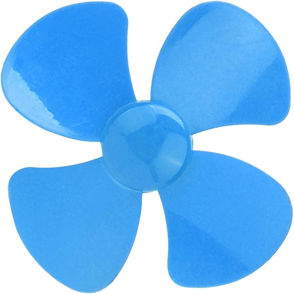 Four Piece Propeller Fan Blade Plastic 40mm Blue