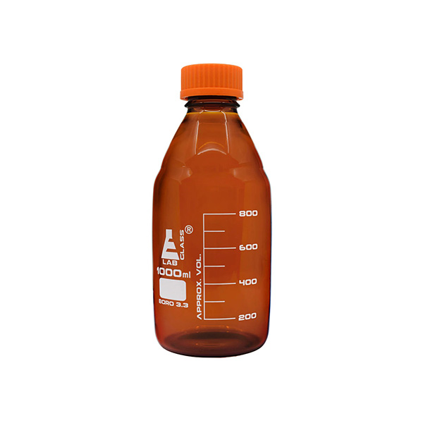 Amber Reagent Bottle with screw cap 1000ml