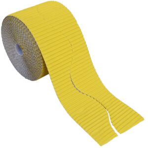Corrugated Border Roll - Yellow