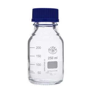 Clear Reagent Bottle with screw cap 250ml