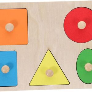 Geometric Shapes Wooden Puzzle