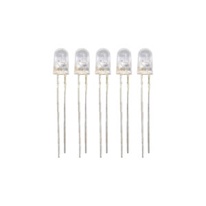 TRANSPARENT LED 5mm (Set of 5pcs)