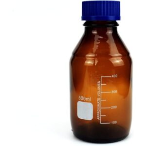 Amber Reagent Bottle with screw cap 500ml